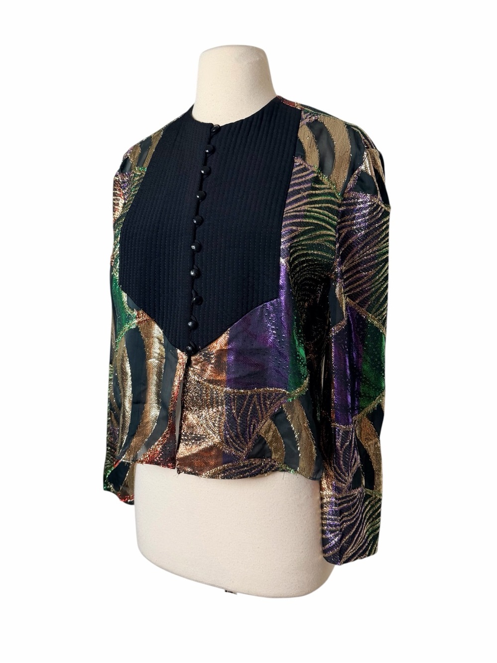 A.C SPORT VINTAGE 80’s METALLIC JACKET.